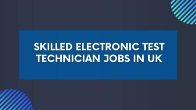 Skilled Electronic Test Technician Jobs in UK