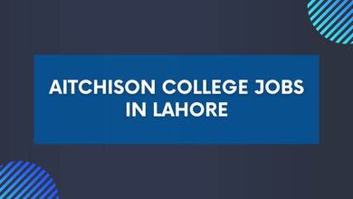 Aitchison College Jobs in Lahore