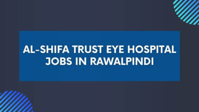 Al-Shifa Trust Eye Hospital Jobs in Rawalpindi