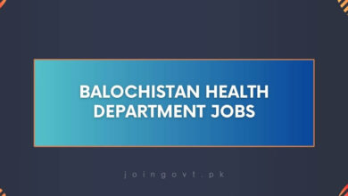 Balochistan Health Department Jobs