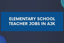 Elementary School Teacher Jobs in AJK