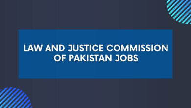 Law and Justice Commission of Pakistan Jobs