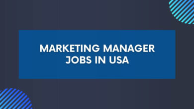 Marketing Manager Jobs in USA