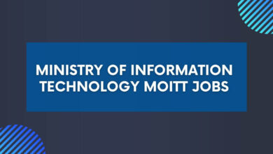 Ministry of Information Technology MOITT Jobs