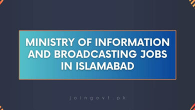 Ministry of Information and Broadcasting Jobs in Islamabad