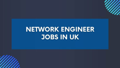 Network Engineer Jobs in UK