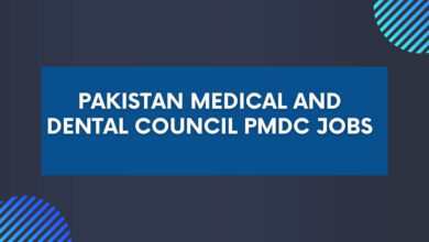 Pakistan Medical and Dental Council PMDC Jobs