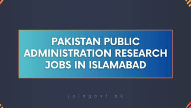 Pakistan Public Administration Research Jobs in Islamabad