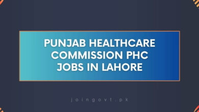 Punjab Healthcare Commission PHC Jobs in Lahore