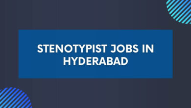 Stenotypist Jobs in Hyderabad