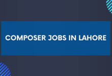 Composer Jobs in Lahore