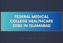 Federal Medical College Healthcare Jobs in Islamabad