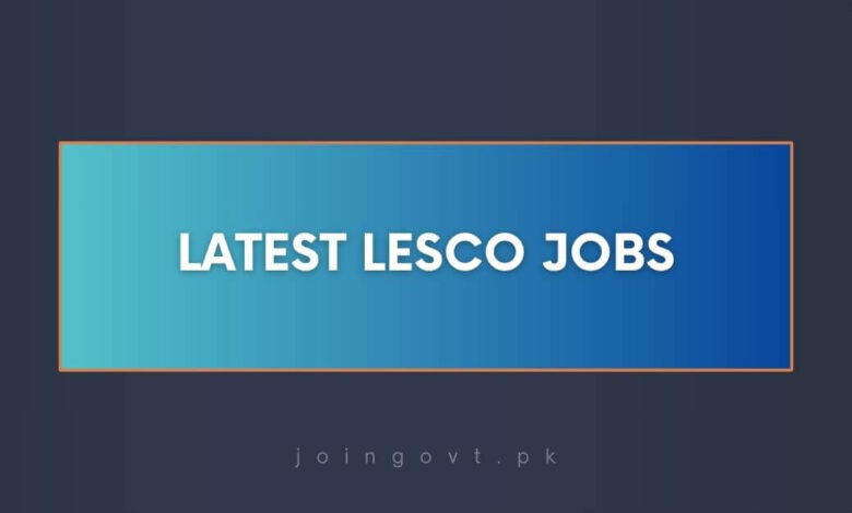 Latest LESCO Jobs