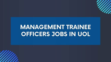 Management Trainee Officers Jobs in UOL