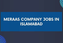 Meraas Company Jobs in Islamabad