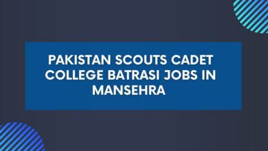 Pakistan Scouts Cadet College Batrasi Jobs in Mansehra