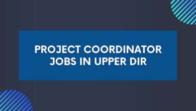 Project Coordinator Jobs in Upper Dir