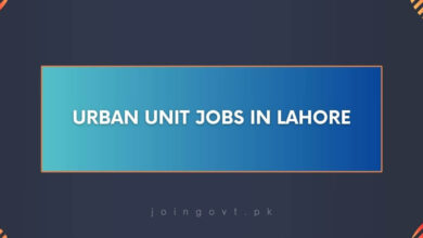 Urban Unit Jobs in Lahore