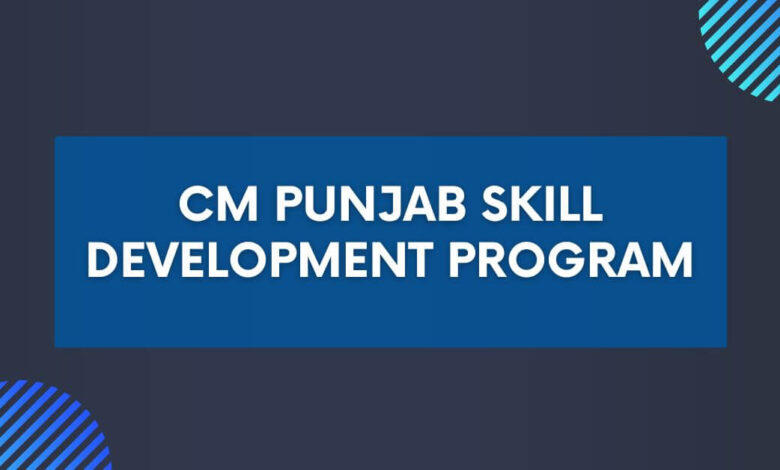 CM Punjab Skill Development Program