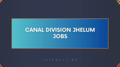Canal Division Jhelum Jobs