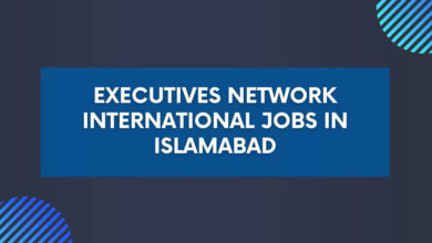 Executives Network International Jobs in Islamabad