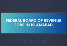 Federal Board Of Revenue Jobs in Islamabad