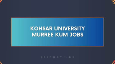 Kohsar University Murree KUM Jobs