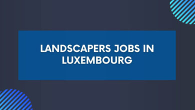 Landscapers Jobs in Luxembourg