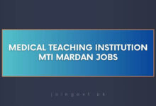 Medical Teaching Institution MTI Mardan Jobs