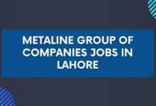 Metaline Group of Companies Jobs in Lahore