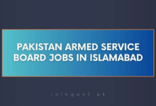 Pakistan Armed Service Board Jobs in Islamabad