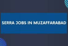 Serra Jobs in Muzaffarabad