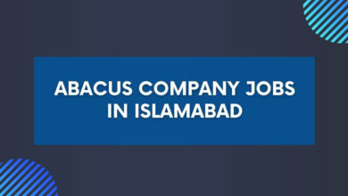 ABACUS Company Jobs in Islamabad