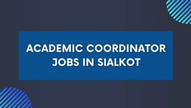 Academic Coordinator Jobs in Sialkot