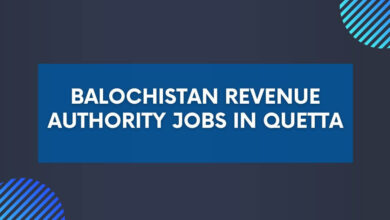 Balochistan Revenue Authority Jobs in Quetta