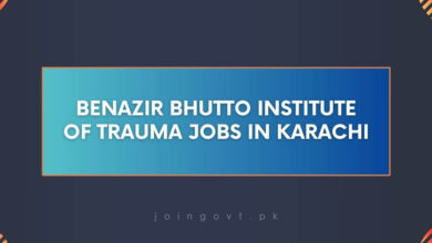 Benazir Bhutto Institute Of Trauma Jobs in Karachi