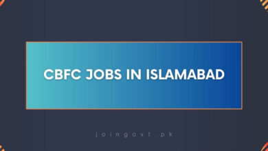 CBFC Jobs in Islamabad