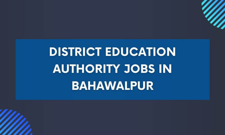 District Education Authority Jobs in Bahawalpur