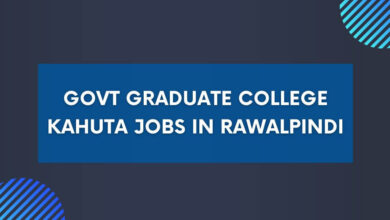 Govt Graduate College Kahuta Jobs in Rawalpindi