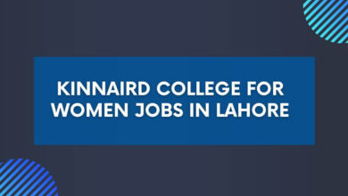 Kinnaird College for Women Jobs in Lahore