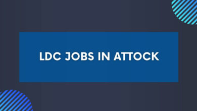 LDC Jobs in Attock