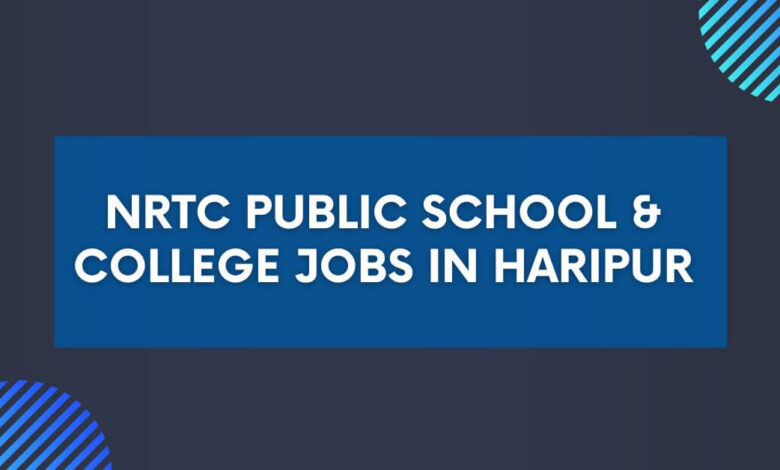 NRTC Public School & College Jobs in Haripur