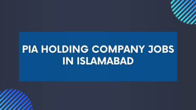 PIA Holding Company Jobs in Islamabad