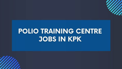 Polio Training Centre Jobs in KPK