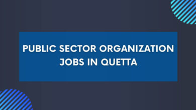 Public Sector Organization Jobs in Quetta