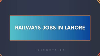 Railways Jobs in Lahore