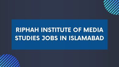 Riphah Institute of Media Studies Jobs in Islamabad