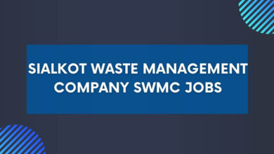 Sialkot Waste Management Company SWMC Jobs