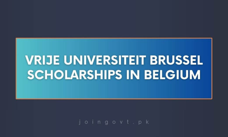 Vrije Universiteit Brussel Scholarships in Belgium