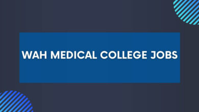 Wah Medical College Jobs